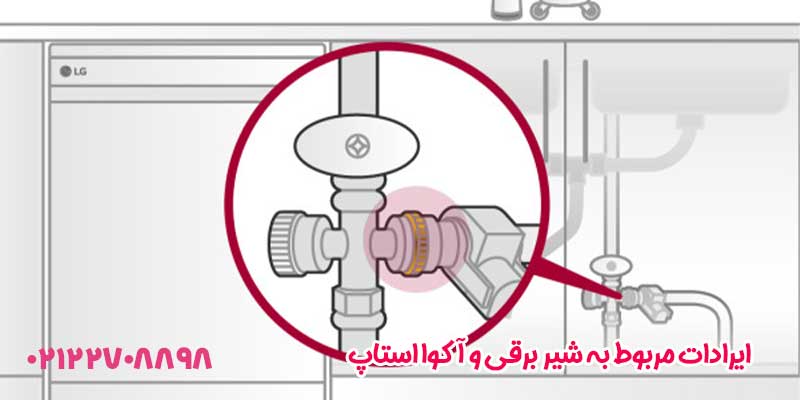 ایرادات مربوط به شیر برقی و آکوا استاپ